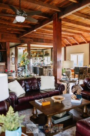 The great room at Darling Hill